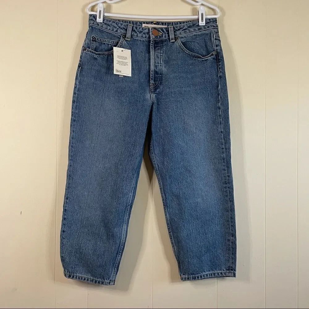 NWT - ASOS Recycled REMO Rebel Mom Jeans